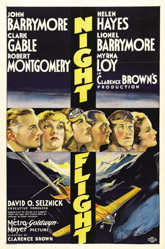 Night Flight Movie Poster - Classic Cinema Art Print