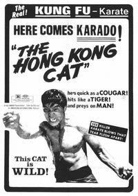 Karado The Kung Fu Flash Movie Poster Print showcasing dynamic martial arts action.