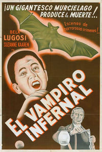 Devil Bat Movie Poster Print showcasing classic horror artwork.