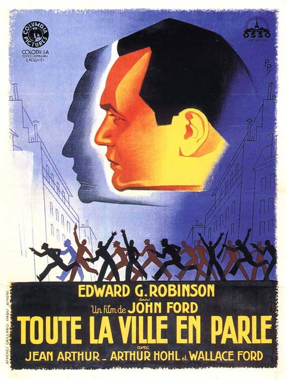 The Whole Town's Talking Movie Poster Print showcasing classic cinema art.