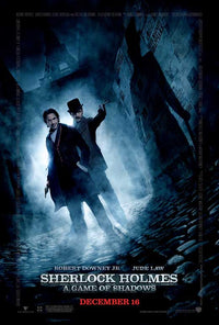 Sherlock Holmes: A Game of Shadows Movie Poster with vibrant colors and intricate details.