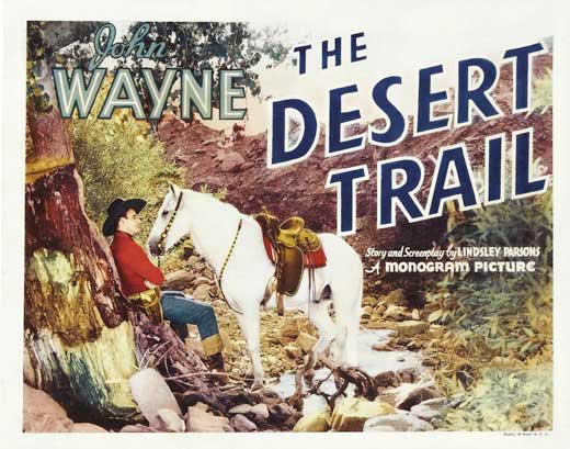 The Desert Trail Movie Poster Print showcasing classic Western cinema.