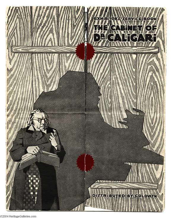 The Cabinet of Dr. Caligari Movie Poster Print showcasing iconic expressionist design.