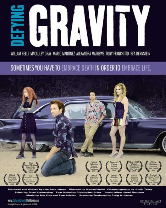 Defying Gravity Movie Poster with vibrant colors and stunning design.