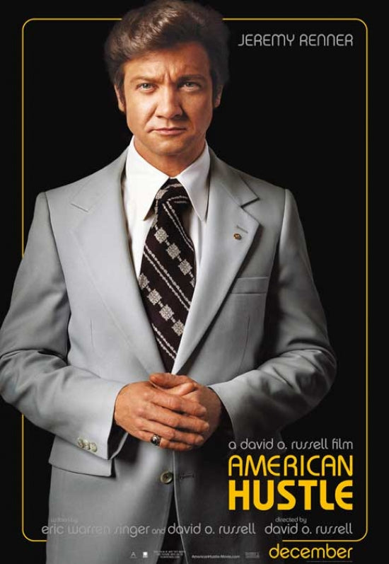 American Hustle Movie Poster Print showcasing vibrant 1970s design.