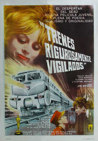 Closely Watched Trains Movie Poster Print showcasing classic cinema art.