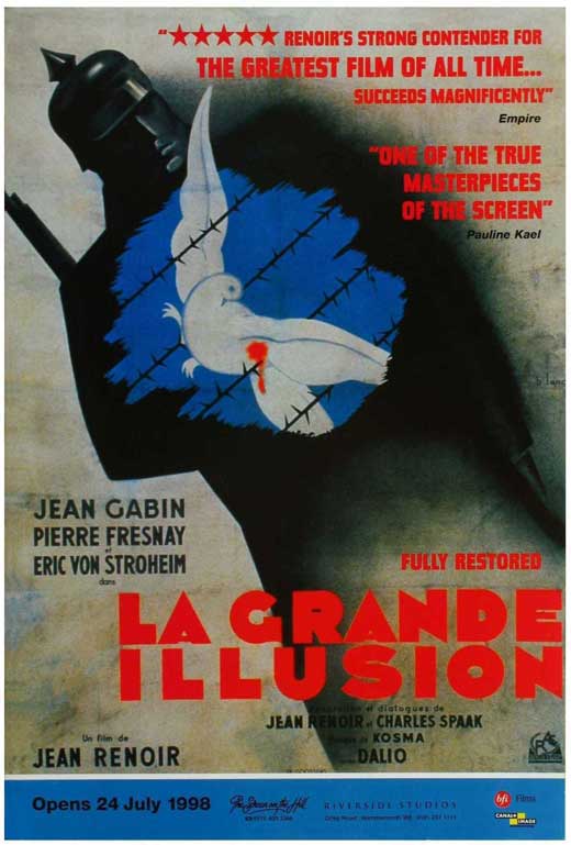 Grand Illusion Movie Poster Print showcasing classic cinema art.