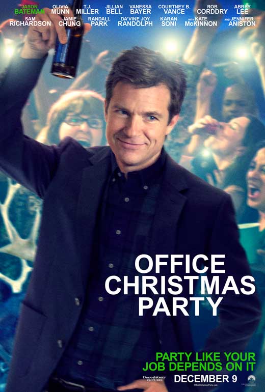 Office Christmas Party Movie Poster Print showcasing festive cheer.