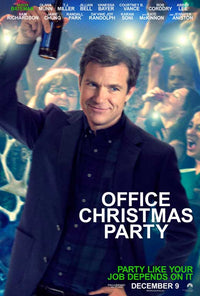 Office Christmas Party Movie Poster Print showcasing festive cheer.