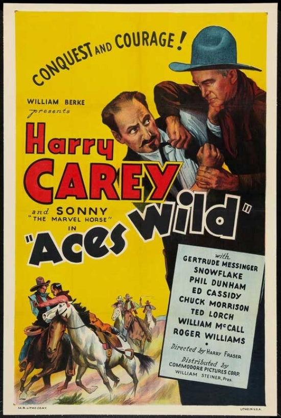 Aces Wild Movie Poster Print featuring vintage style artwork