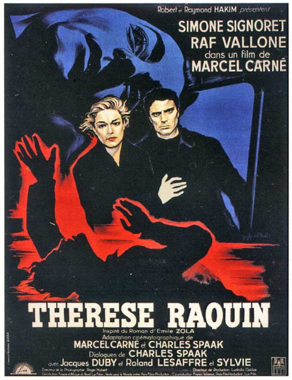 Therese Raquin Movie Poster Print showcasing cinematic art.