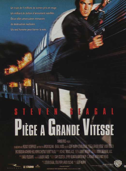 Under Siege 2: Dark Territory Movie Poster Print featuring action film design.