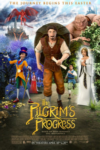 The Pilgrim's Progress Movie Poster Print featuring classic literary imagery.