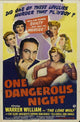 One Dangerous Night Movie Poster Print showcasing thrilling visuals and dramatic design.