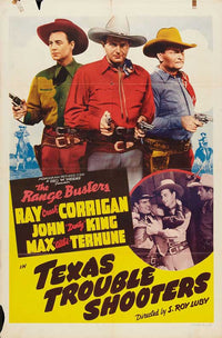 Texas Trouble Shooters Movie Poster Print showcasing vintage cinema art.