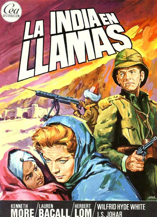 North West Frontier Movie Poster Print showcasing vibrant colors and dynamic imagery.