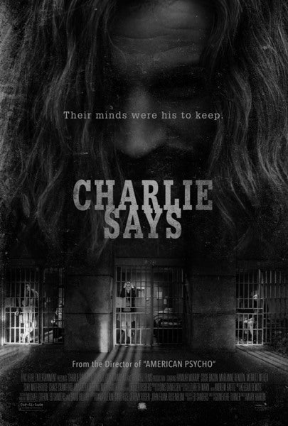 Charlie Says Movie Poster Print featuring vibrant artwork.