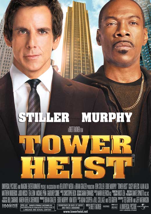 Tower Heist Movie Poster Print showcasing vibrant design