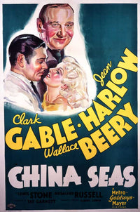 China Seas Movie Poster Print featuring classic cinema artwork.