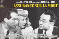 Double Indemnity Movie Poster Print featuring classic film noir artwork.
