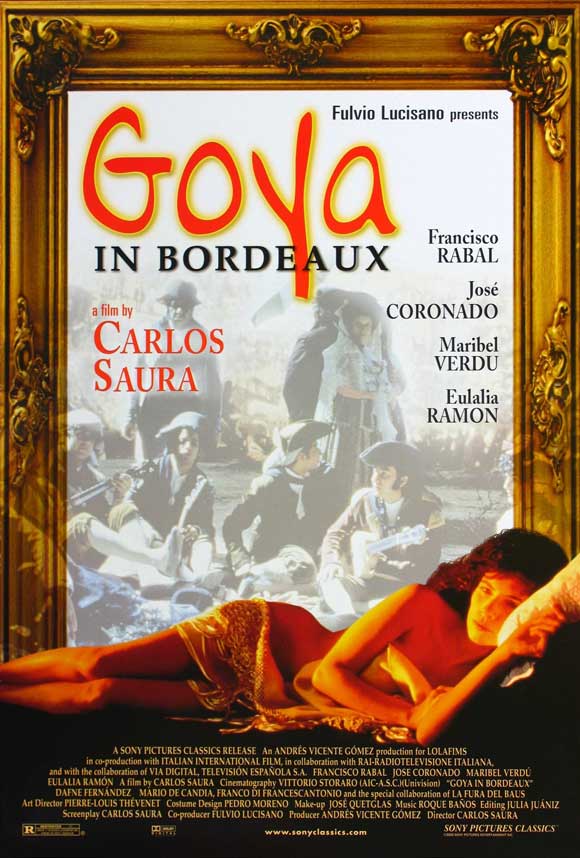 Goya in Bordeaux Movie Poster Print showcasing cinematic art.