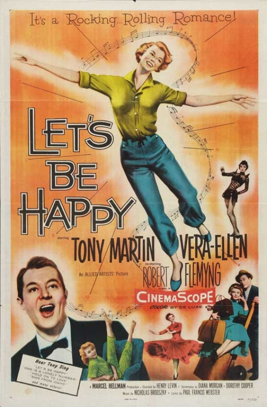 Let's Be Happy Movie Poster Print showcasing vibrant colors and joyful design.