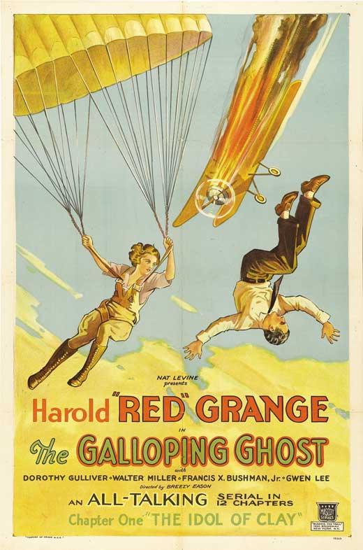 The Galloping Ghost Movie Poster Print showcasing cinematic adventure.