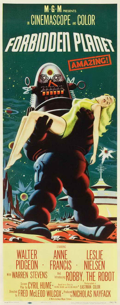 Forbidden Planet Movie Poster Print - 11x17 | Posterazzi