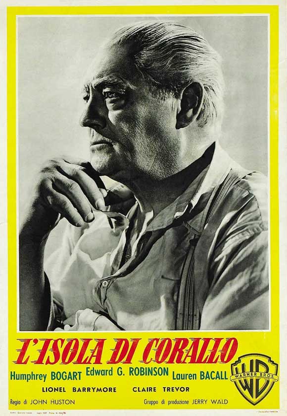 Key Largo Movie Poster Print showcasing cinematic art.