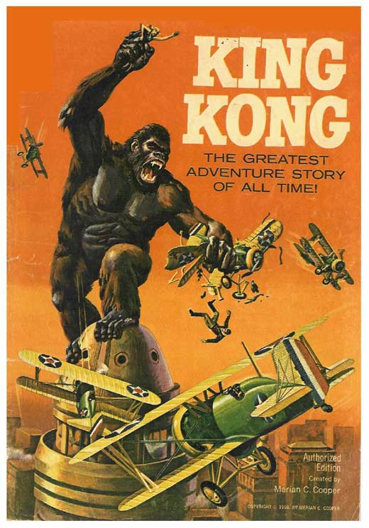 King Kong Movie Poster Print showcasing the iconic film art.