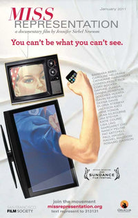 Miss Representation Movie Poster Print showcasing women's representation in media.