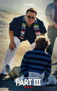 The Hangover Part III Movie Poster Print featuring iconic imagery.
