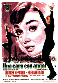 Funny Face Movie Poster Print showcasing classic film art.