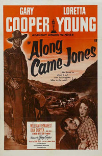 Along Came Jones Movie Poster Print showcasing classic film art.