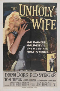 Unholy Wife Movie Poster Print featuring vibrant imagery and colors.