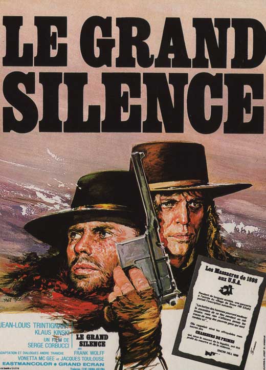 Great Silence Movie Poster Print featuring dramatic visuals