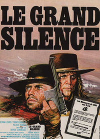 Great Silence Movie Poster Print featuring dramatic visuals
