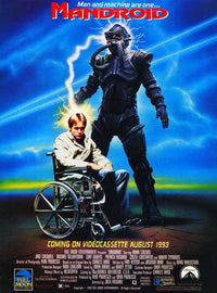 Mandroid Movie Poster Print showcasing futuristic action and adventure.