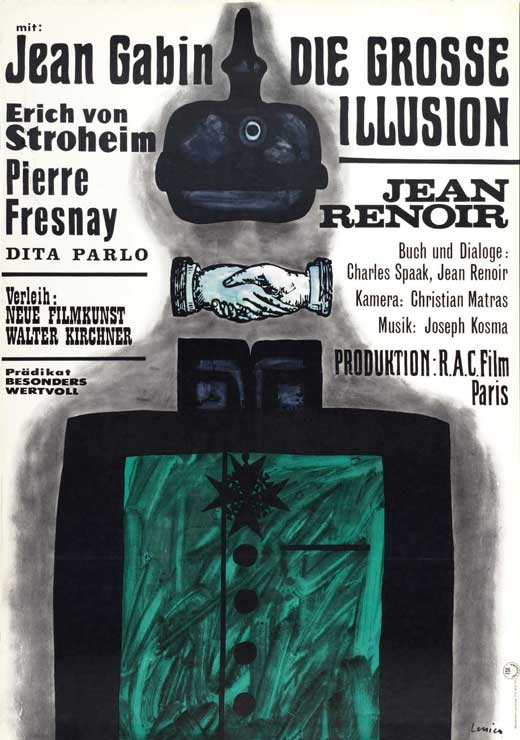 Grand Illusion Movie Poster Print featuring classic film imagery.