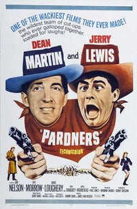 Pardners Movie Poster Print showcasing classic Western film art.