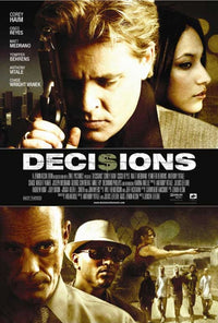 Decisions Movie Poster Print showcasing vibrant colors and captivating design.