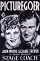 Stagecoach Movie Poster Print featuring classic film artwork.