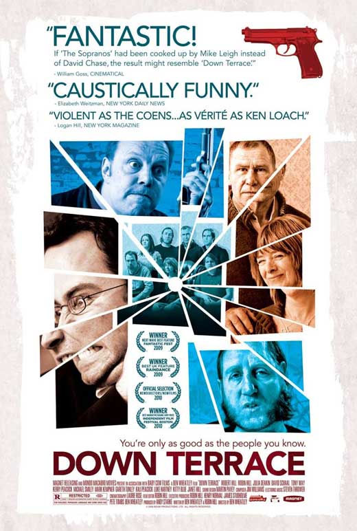 Down Terrace Movie Poster Print showcasing vibrant imagery.