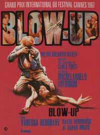 Blow-Up Movie Poster Print showcasing classic film art.