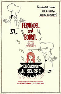 La Cuisine au Beurre Movie Poster Print showcasing classic French cinema.