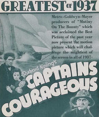 Captains Courageous Movie Poster Print showcasing classic cinema art