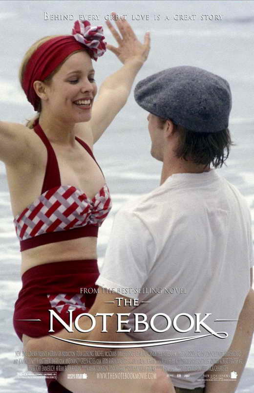 Notebook Movie Poster Print showcasing cinematic artwork.