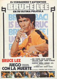 Game of Death Movie Poster Print featuring Bruce Lee
