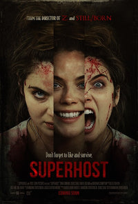 Superhost Movie Poster Print showcasing dramatic cinematic imagery.