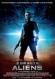Cowboys and Aliens Movie Poster Print showcasing a thrilling Wild West and alien adventure.